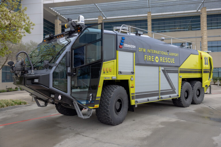 Hybrid electric fire rescue vehicle for DFW