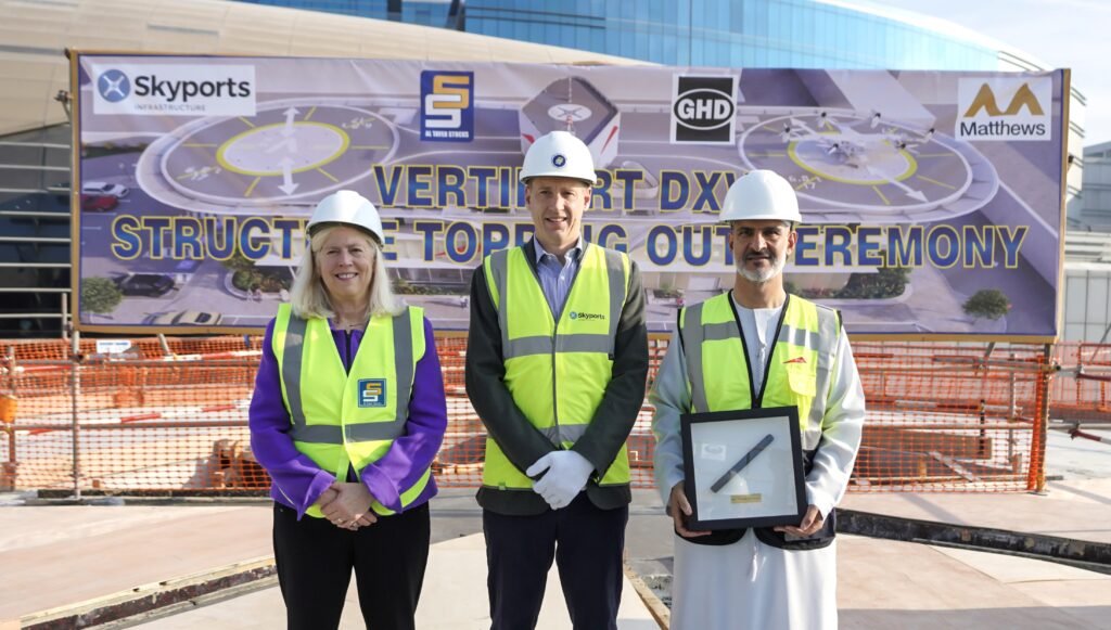 Topping out ceremony in Dubai for world's first commercial vertiport