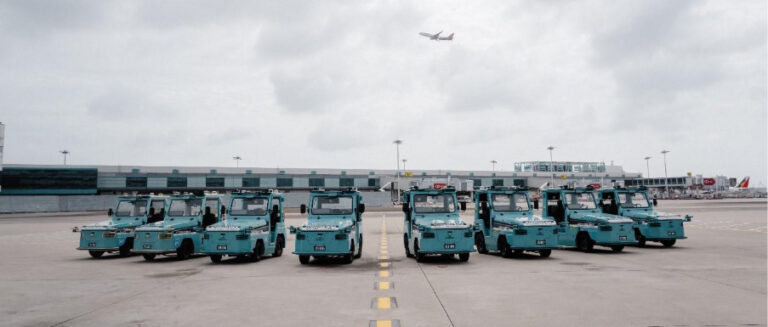 Autonomous tractors operational at Singapore Changi