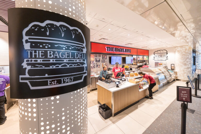 New concessions area at Denver International Airport