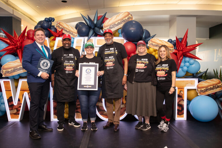PHL sets new world record for ‘Longest Line of Cheesesteaks’