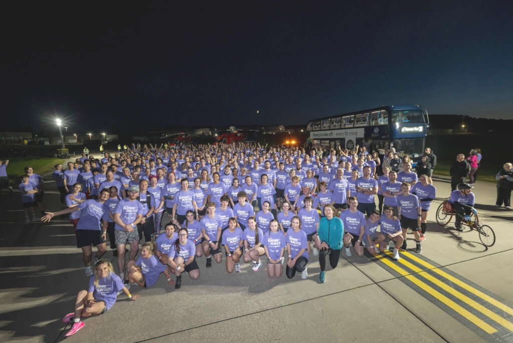 Charity runway run at Aberdeen Airport raises funds for charity
