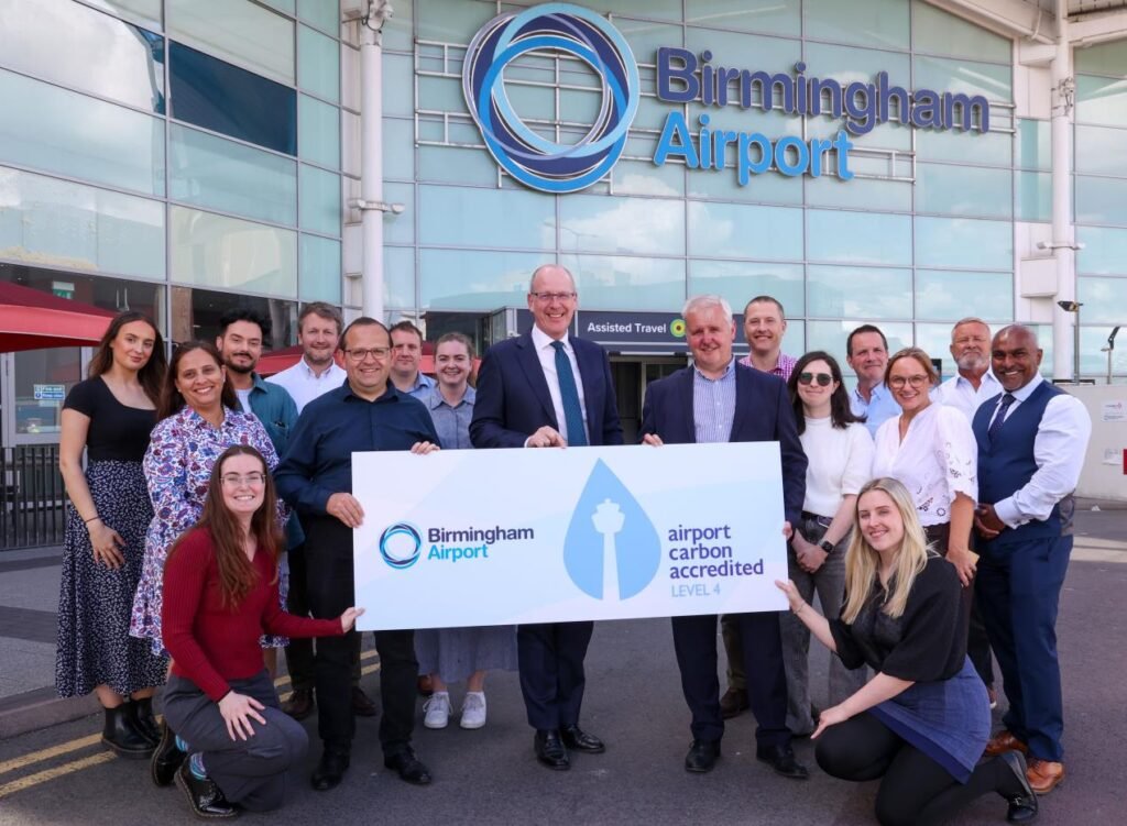 Birmingham Airport in the UK demonstrates its green credentials