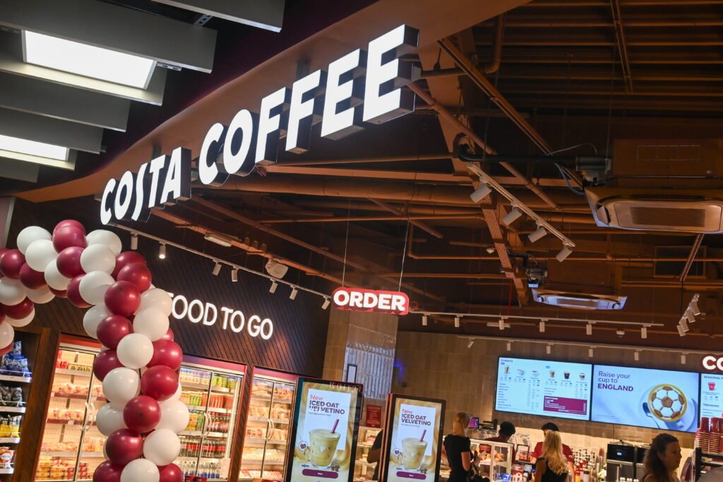 London Luton Airport welcomes back Costa Coffee