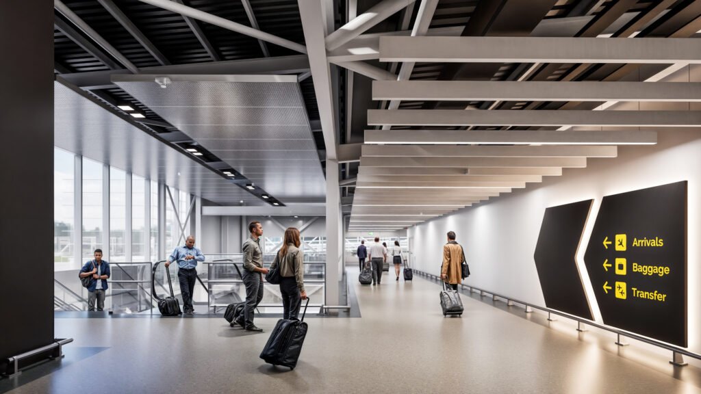New skylink walkways for London’s Stansted Airport