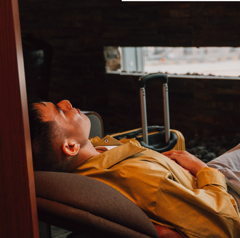 Sleep well at airports
