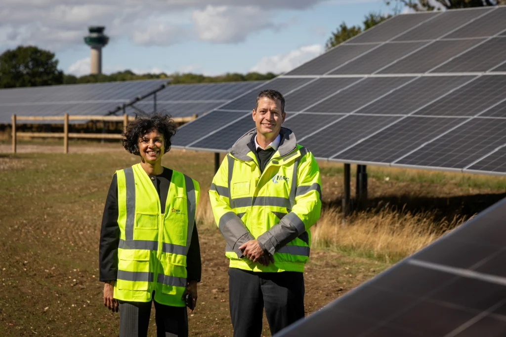 Solar power milestone for London’s Stansted Airport