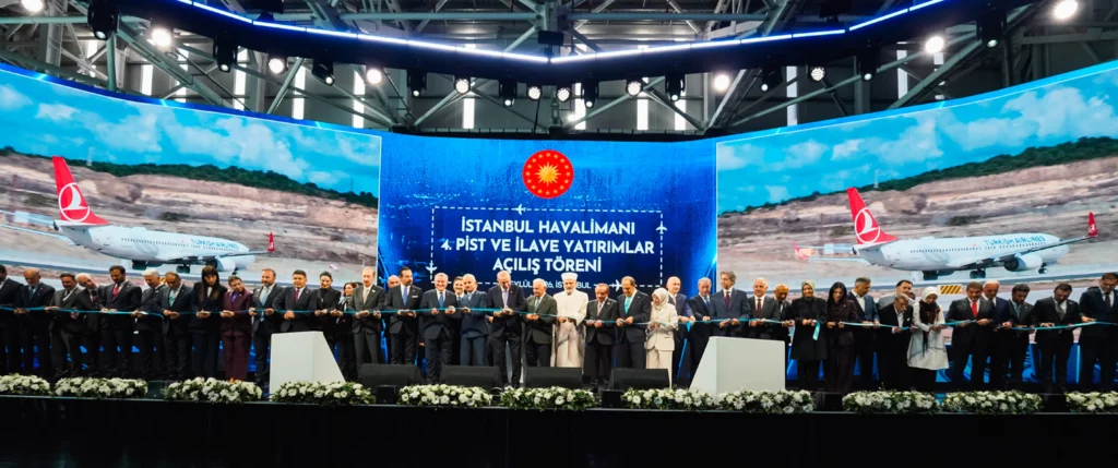 Sixth runway opened at IGA Istanbul Airport