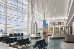 Sneak preview of United’s new Terminal B North Concourse at IAH
